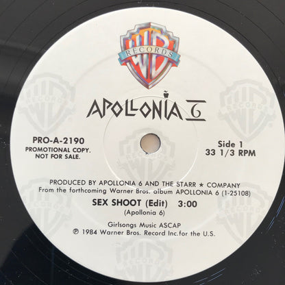 Apollonia 6 : Sex Shooter (12", Single, Promo)