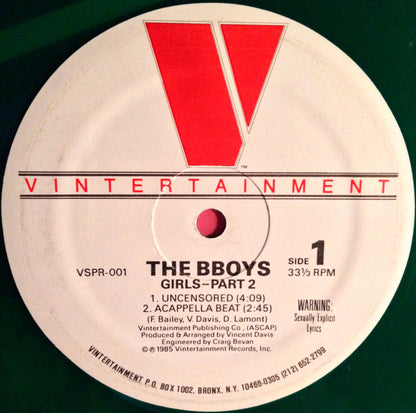 The BBoys* : Girls - Part 2 (12", Gre)