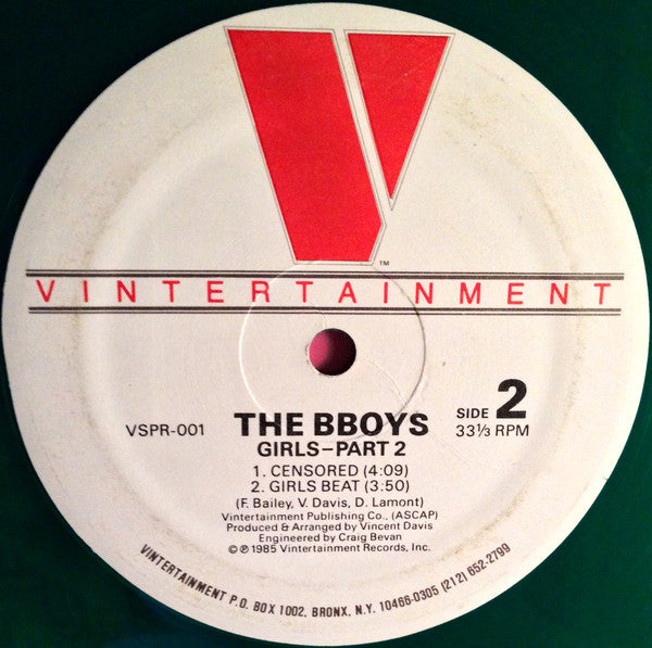 The BBoys* : Girls - Part 2 (12", Gre)