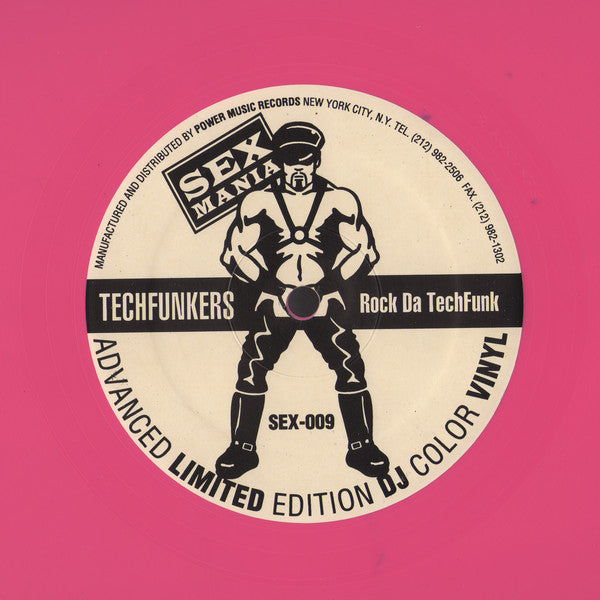 Techfunkers : Rock Da TechFunk (12", Ltd, Pin)