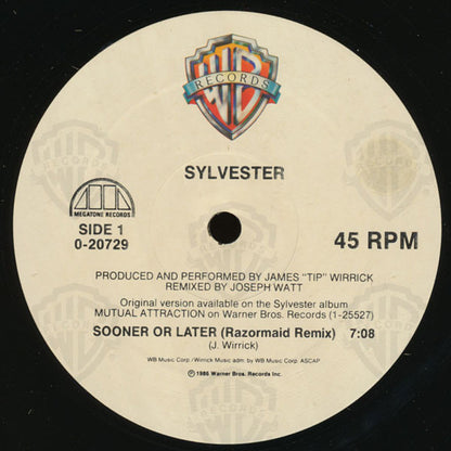 Sylvester : Sooner Or Later (12", Maxi)