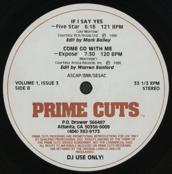 Various : Volume 1, Issue 3 (3x12", Comp, Promo)