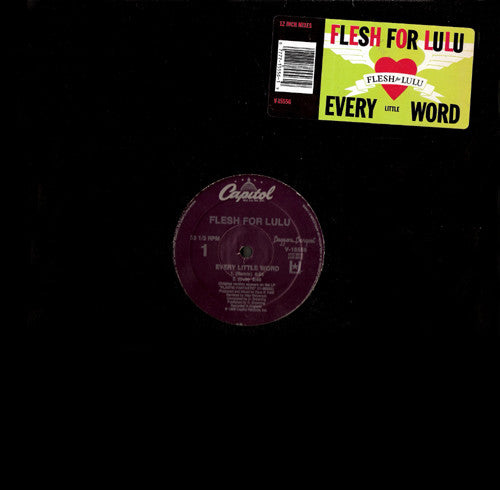 Flesh For Lulu : Every Little Word (12")