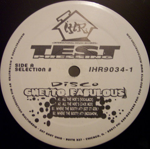 Disco (2) : Ghetto Fabulous (12", TP, Tra)