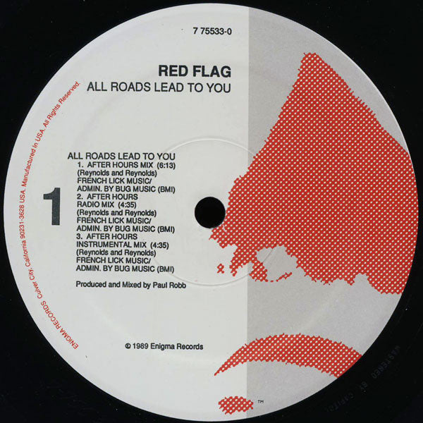 Red Flag : All Roads Lead To You (12")
