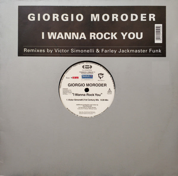 Giorgio Moroder : I Wanna Rock You (12")
