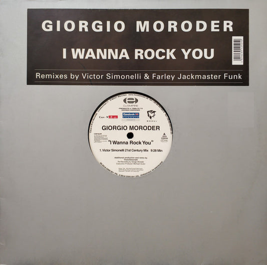 Giorgio Moroder : I Wanna Rock You (12")