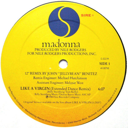 Madonna : Like A Virgin (12", Maxi, Spe)