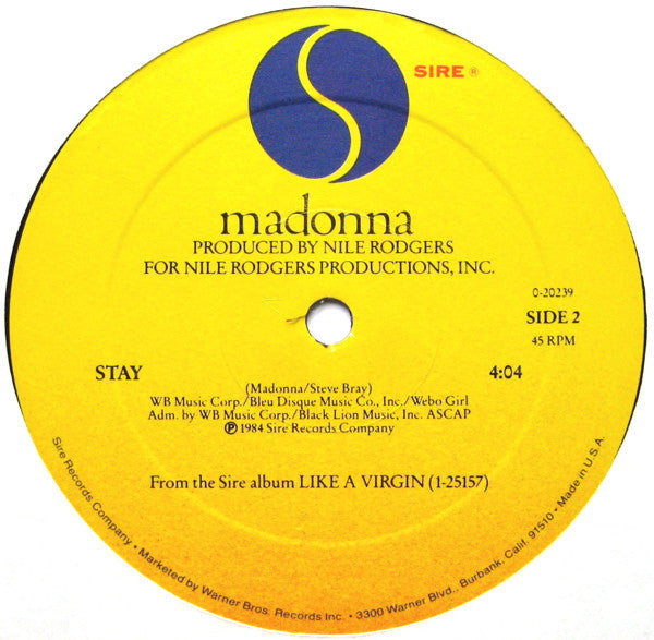 Madonna : Like A Virgin (12", Maxi, Spe)