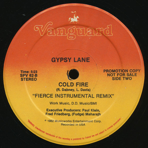 Gypsy Lane : Cold Fire (12", Promo)