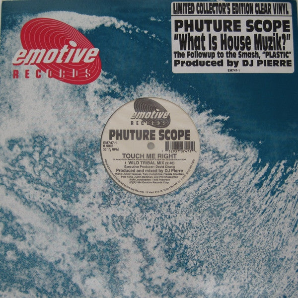 Phuture Scope : What Is House Muzik? / Touch Me Right (12", Ltd, Cle)