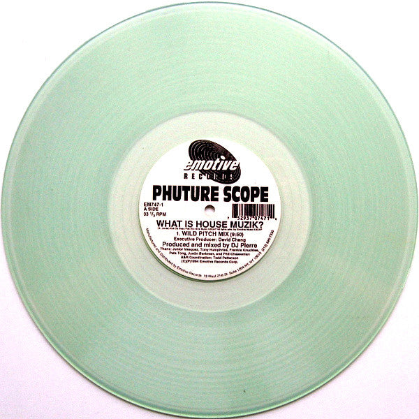 Phuture Scope : What Is House Muzik? / Touch Me Right (12", Ltd, Cle)