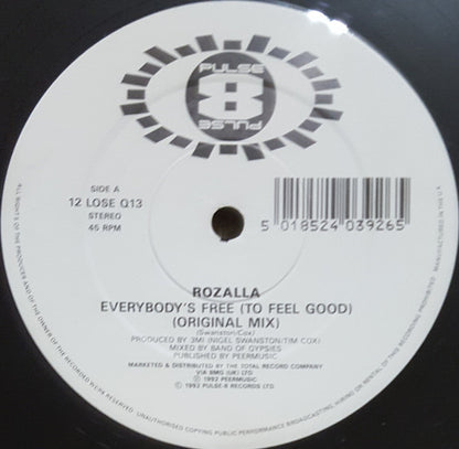 Rozalla : Everybody's Free (To Feel Good) (12", Single)