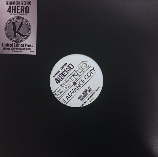 4 Hero : Angry People (VIP) / Evacuation Plan (12", Ltd, Promo, S/Edition, Whi)