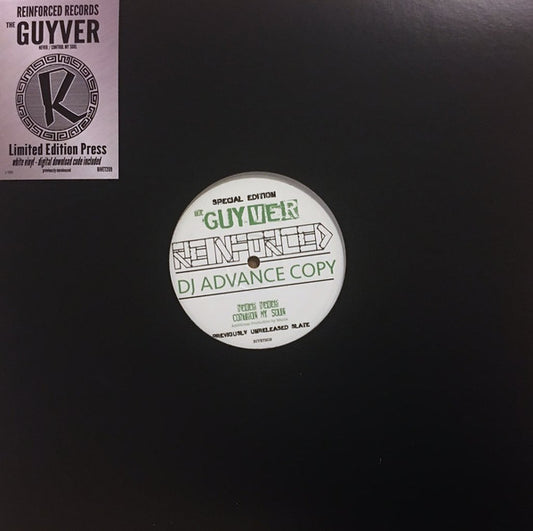The Guyver* : Never Never / Control My Soul (12", Ltd, Promo, S/Edition, Whi)