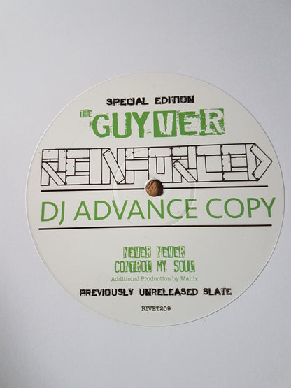 The Guyver* : Never Never / Control My Soul (12", Ltd, Promo, S/Edition, Whi)