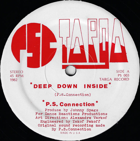 P.S. Connection : Deep Down Inside (12", Unofficial)