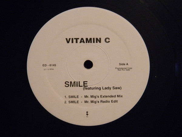 Vitamin C (2) Featuring Lady Saw : Smile (12", Promo)