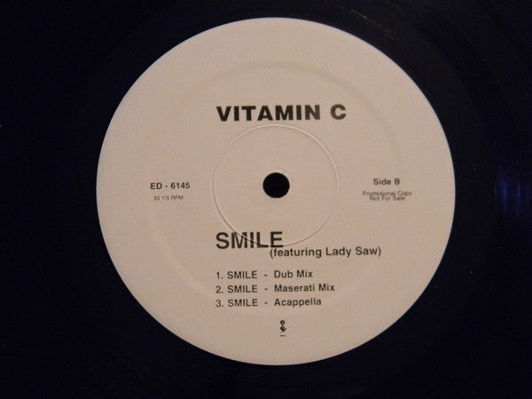 Vitamin C (2) Featuring Lady Saw : Smile (12", Promo)