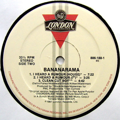Bananarama : I Heard A Rumour (12", Single, Hau)