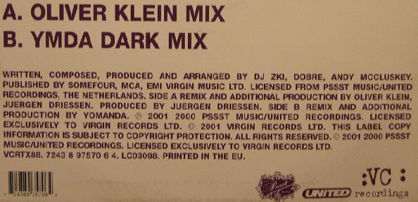 Tomba Vira : The Sound Of: Oh Yeah (12")