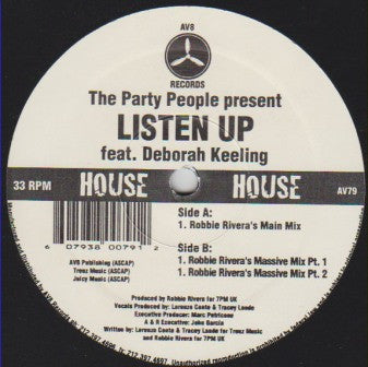 The Party People* : Listen Up (12")