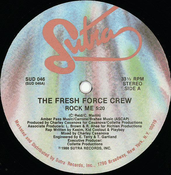 The Fresh Force Crew* : Rock Me (12")