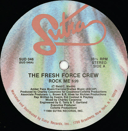 The Fresh Force Crew* : Rock Me (12")
