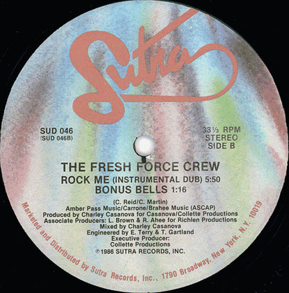 The Fresh Force Crew* : Rock Me (12")