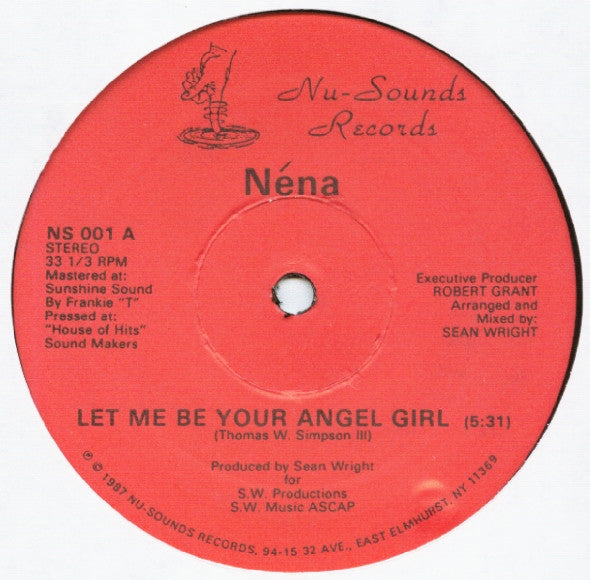 Néna (2) : Let Me Be Your Angel Girl (12")