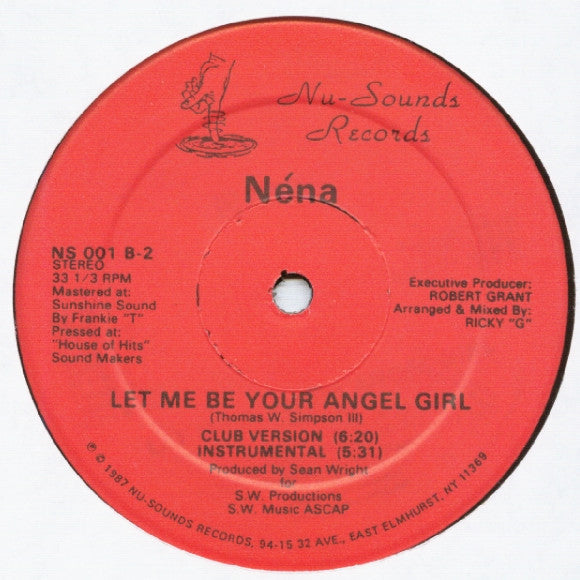 Néna (2) : Let Me Be Your Angel Girl (12")