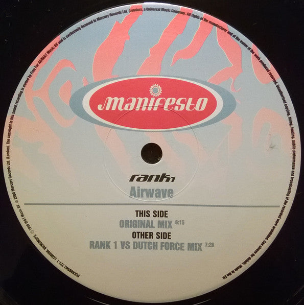 Rank 1 : Airwave (12", Single)