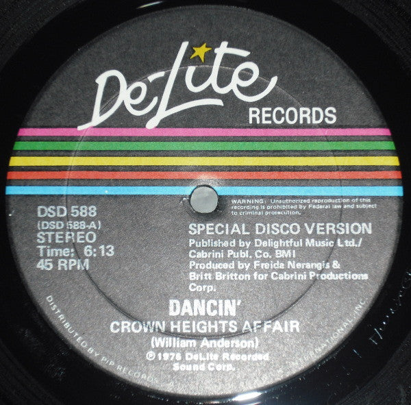 Crown Heights Affair : Dancin' / Love Me (12")