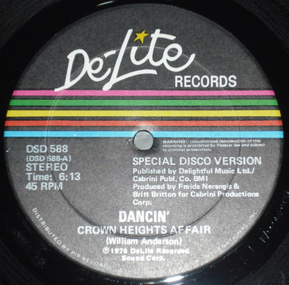 Crown Heights Affair : Dancin' / Love Me (12")