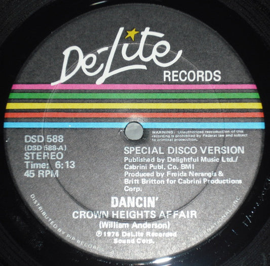 Crown Heights Affair : Dancin' / Love Me (12")