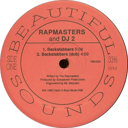 Rapmasters* And DJ2* : Backstabbers / Serve You Tough (12")