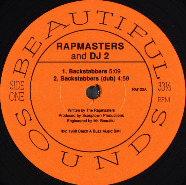 Rapmasters* And DJ2* : Backstabbers / Serve You Tough (12")