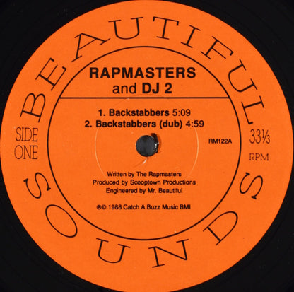 Rapmasters* And DJ2* : Backstabbers / Serve You Tough (12")