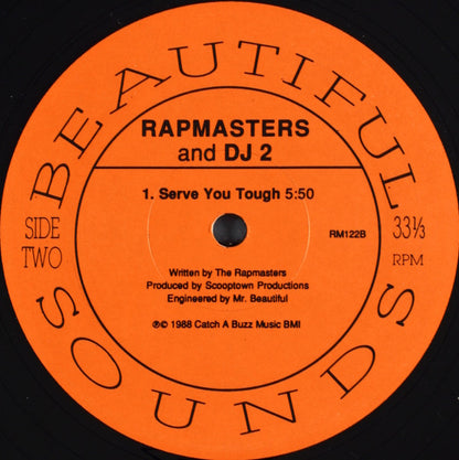 Rapmasters* And DJ2* : Backstabbers / Serve You Tough (12")