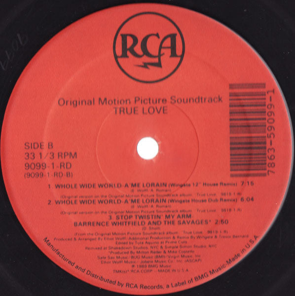 A'me Lorain : Whole Wide World (12")