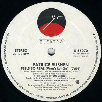 Patrice Rushen : Feels So Real (Won't Let Go) (12")