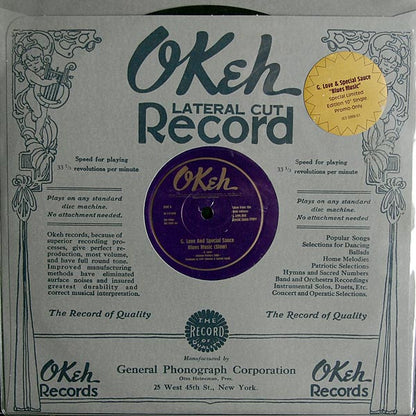 G. Love & Special Sauce : Blues Music (10", Ltd, Promo)