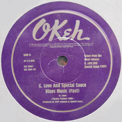 G. Love & Special Sauce : Blues Music (10", Ltd, Promo)