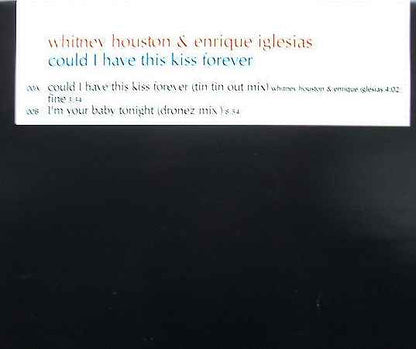 Whitney Houston & Enrique Iglesias : Could I Have This Kiss Forever (12")