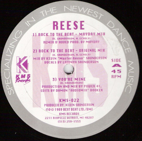 Reese : Rock To The Beat (12")