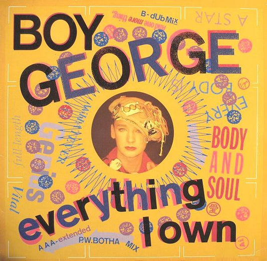 Boy George : Everything I Own (12")