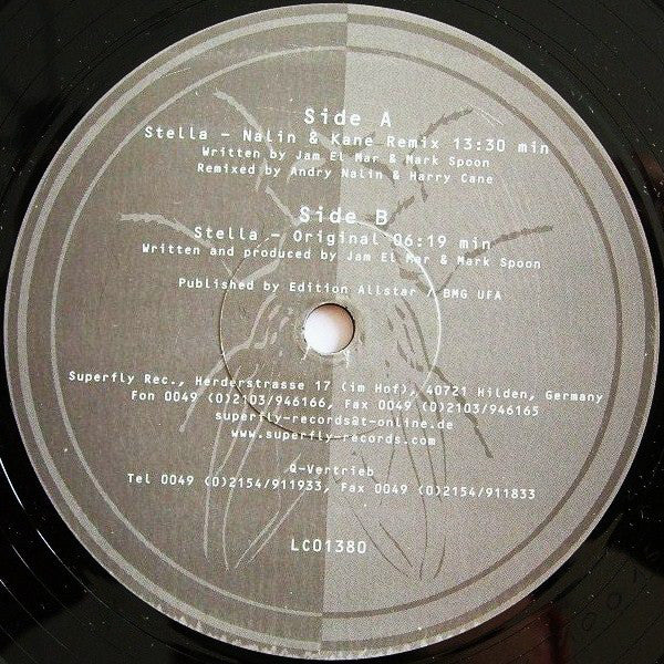 Jam & Spoon : Stella (Nalin & Kane Remix) (12")