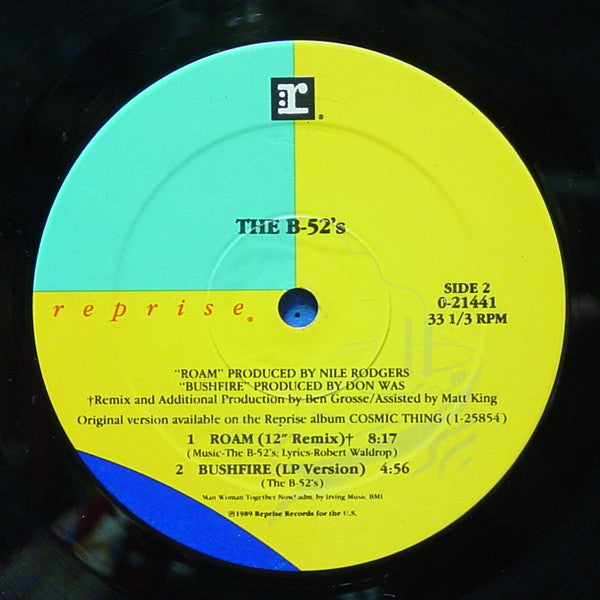 The B-52's : Roam (12", Maxi)