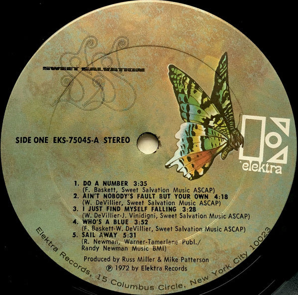 Sweet Salvation : Sweet Salvation (LP, Album, Tex)