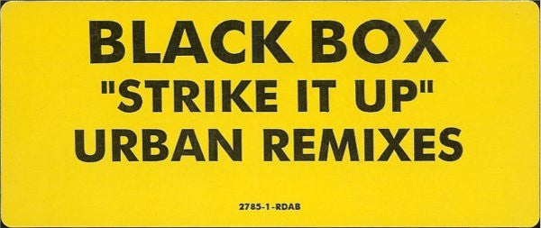 Black Box : Strike It Up (12", Promo)